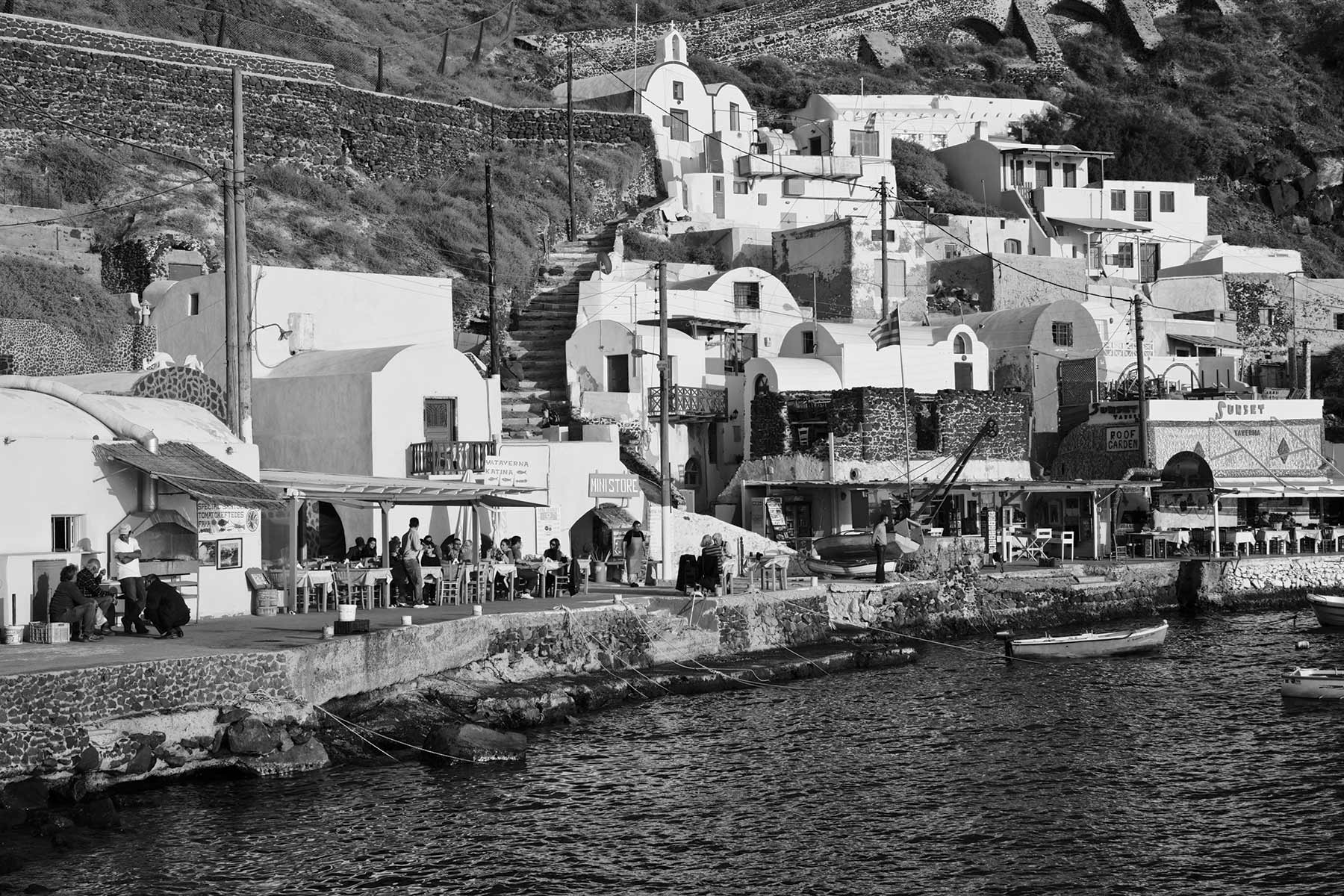 our story sunset ammoudi santorini taverna oia greece 2